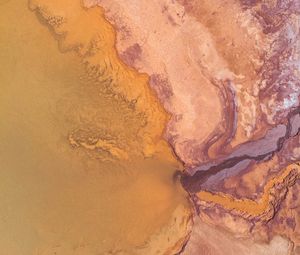 Preview wallpaper sand, aerial view, relief, texture