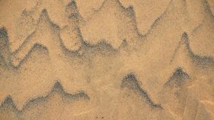 Preview wallpaper sand, aerial view, texture