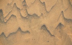 Preview wallpaper sand, aerial view, texture