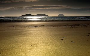 Preview wallpaper sand, beach, sea, outflow, landscape