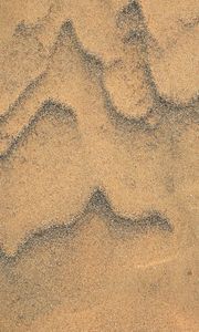 Preview wallpaper sand, beach, trace, texture