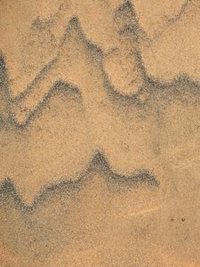 Preview wallpaper sand, beach, trace, texture