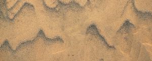 Preview wallpaper sand, beach, trace, texture