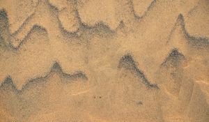 Preview wallpaper sand, beach, trace, texture