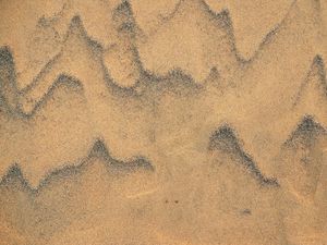 Preview wallpaper sand, beach, trace, texture