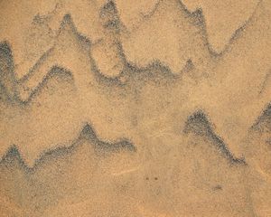 Preview wallpaper sand, beach, trace, texture