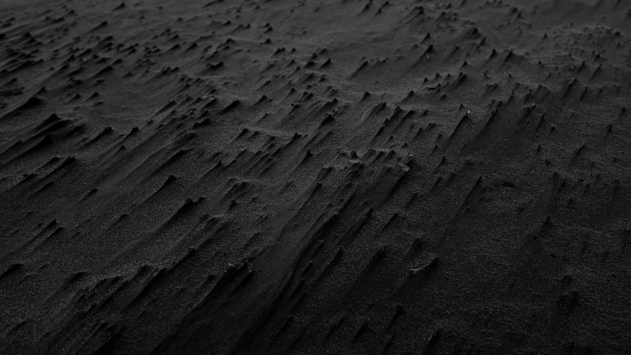 Wallpaper sand, black, beach, texture, karekare, new zealand