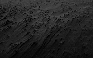 Preview wallpaper sand, black, beach, texture, karekare, new zealand