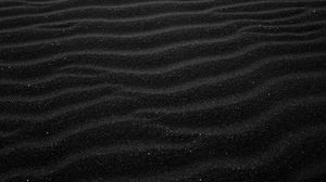 Preview wallpaper sand, black, relief, dark