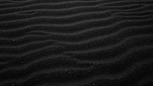 Preview wallpaper sand, black, relief, dark