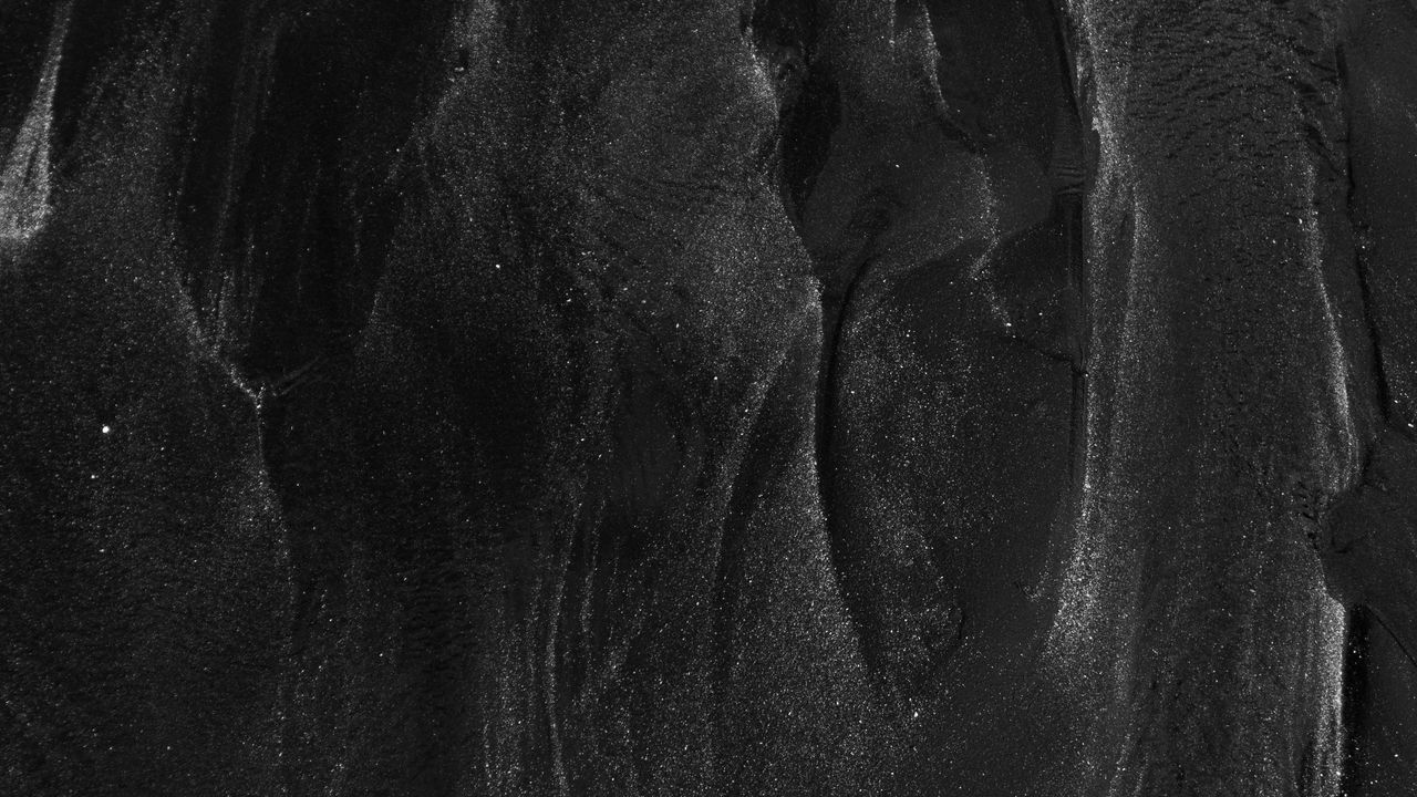 Wallpaper sand, black, relief, surface, granules