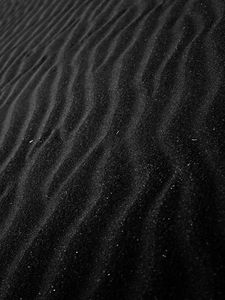 Preview wallpaper sand, black, texture, granules, shine