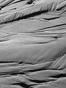 Preview wallpaper sand, bw, texture