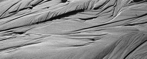 Preview wallpaper sand, bw, texture