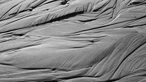 Preview wallpaper sand, bw, texture