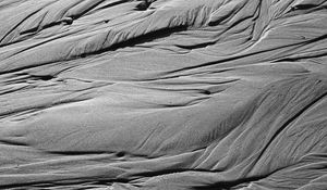 Preview wallpaper sand, bw, texture