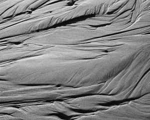 Preview wallpaper sand, bw, texture