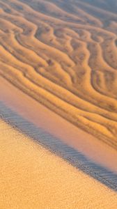 Preview wallpaper sand, coast, sandy, water