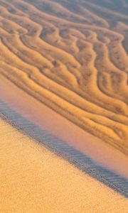 Preview wallpaper sand, coast, sandy, water