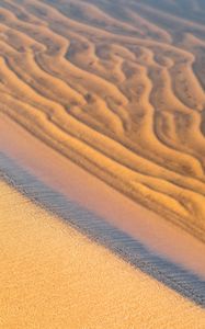 Preview wallpaper sand, coast, sandy, water