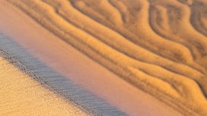 Preview wallpaper sand, coast, sandy, water