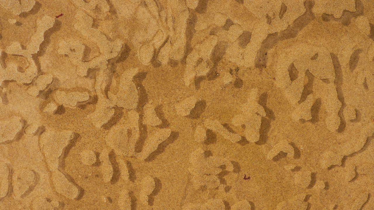 Wallpaper sand, coast, water, texture
