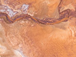 Preview wallpaper sand, cranny, aerial view, texture