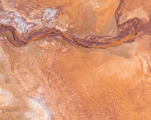 Preview wallpaper sand, cranny, aerial view, texture