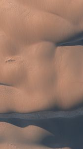 Preview wallpaper sand, desert, aerial view, texture