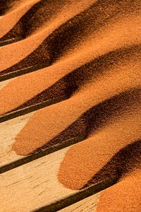 Preview wallpaper sand, desert, boards, wooden