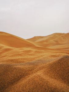 Preview wallpaper sand, desert, dunes, hilly