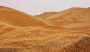 Preview wallpaper sand, desert, dunes, hilly