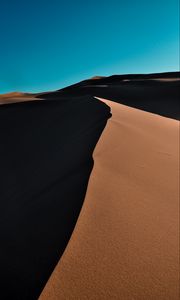 Preview wallpaper sand, desert, dunes, wavy