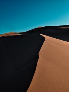 Preview wallpaper sand, desert, dunes, wavy