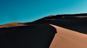 Preview wallpaper sand, desert, dunes, wavy
