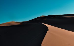 Preview wallpaper sand, desert, dunes, wavy