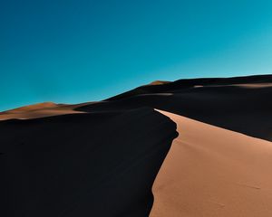 Preview wallpaper sand, desert, dunes, wavy