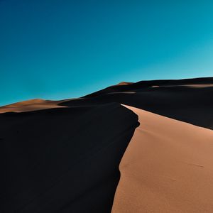 Preview wallpaper sand, desert, dunes, wavy