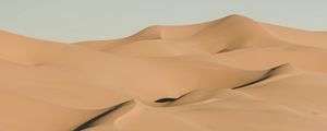 Preview wallpaper sand, desert, dunes, hills, shadow