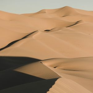 Preview wallpaper sand, desert, dunes, hills, shadow