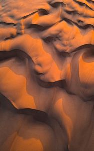 Preview wallpaper sand, desert, dunes, wavy, shadow