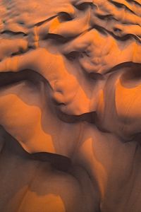 Preview wallpaper sand, desert, dunes, wavy, shadow