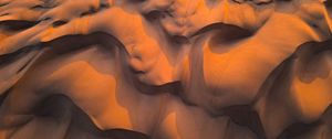 Preview wallpaper sand, desert, dunes, wavy, shadow
