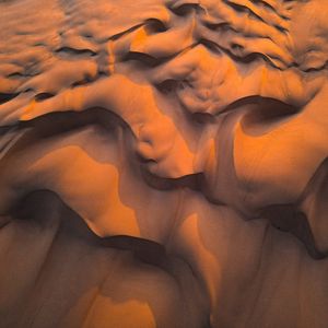 Preview wallpaper sand, desert, dunes, wavy, shadow