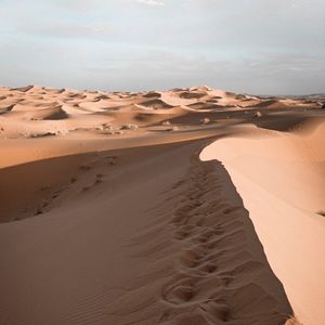 Preview wallpaper sand, desert, dunes, sky