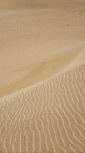 Preview wallpaper sand, desert, dunes, waves, trace