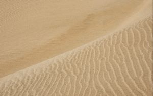 Preview wallpaper sand, desert, dunes, waves, trace