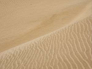 Preview wallpaper sand, desert, dunes, waves, trace