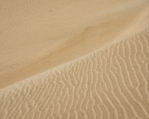 Preview wallpaper sand, desert, dunes, waves, trace