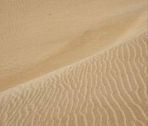 Preview wallpaper sand, desert, dunes, waves, trace